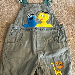Sesame Street overalls